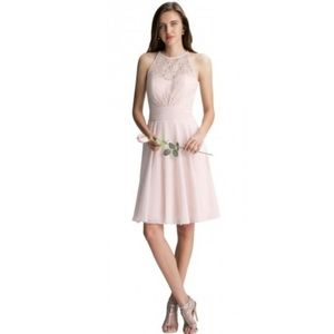 Bill Levkoff Lace Bodice Bridesmaid Sample Dress